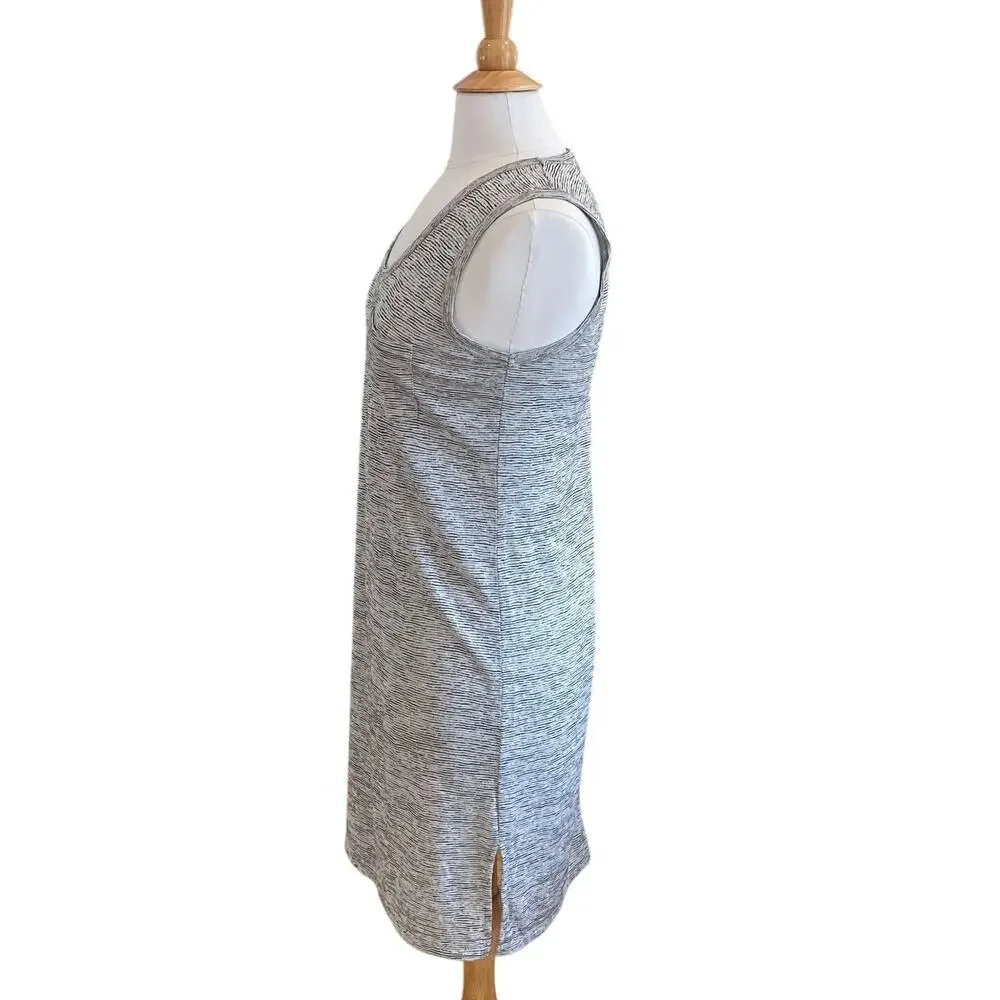 J. Crew Sleeveless Gray T-Shirt Dress / Beach Cover-Up, Minimalist, Size S